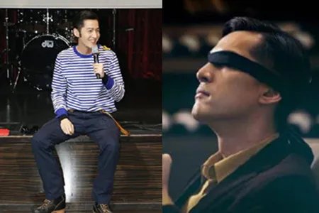 胡歌现某公司年会 亲和随性惹人迷