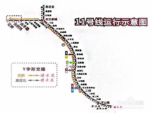 上海地铁11号线2016年最新线路图(组图)