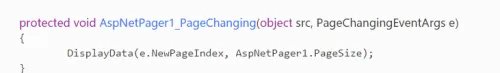 aspnetpager使用方法