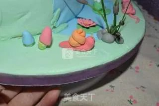 休闲假日翻糖蛋糕