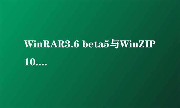 WinRAR3.6 beta5与WinZIP10.0相比,谁的加密安全性最高?请详细说明。
