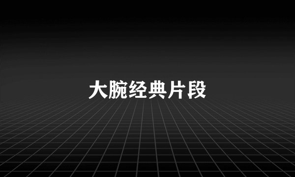 大腕经典片段