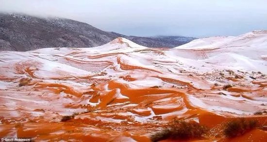 撒哈拉沙漠积雪是怎么回事?