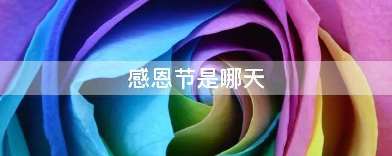 感恩节是哪天