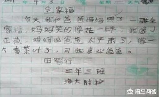 如何看待小学生的神逻辑作文?