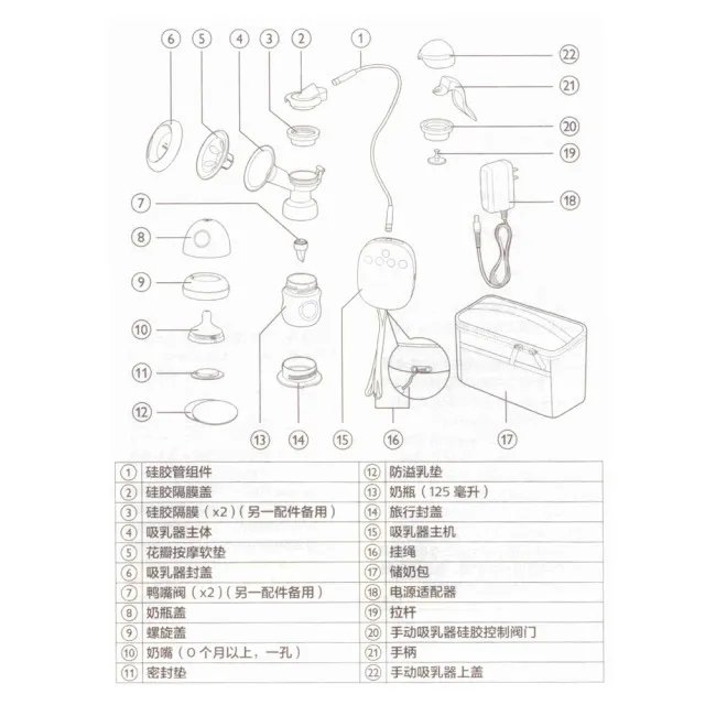 新安怡吸奶器使用方法 新安怡电动吸奶器说明书