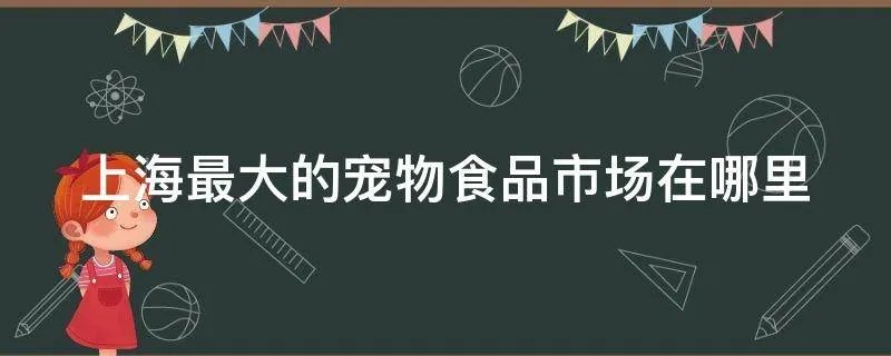 上海最大的宠物食品市场在哪里