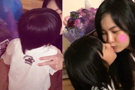 吴尊母亲节做司机 可爱儿女献吻妈妈超有爱