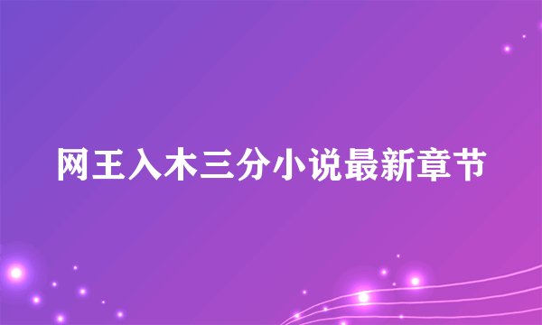 网王入木三分小说最新章节