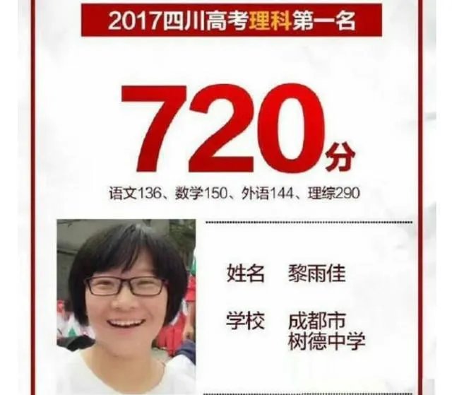 今年各省的高考理科状元都有谁?