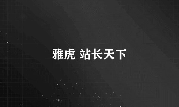 雅虎 站长天下
