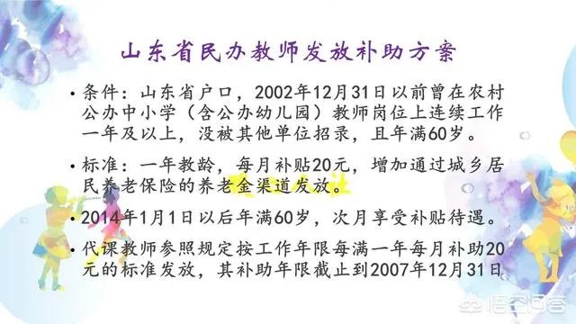关于原民办老师最新政策 山东