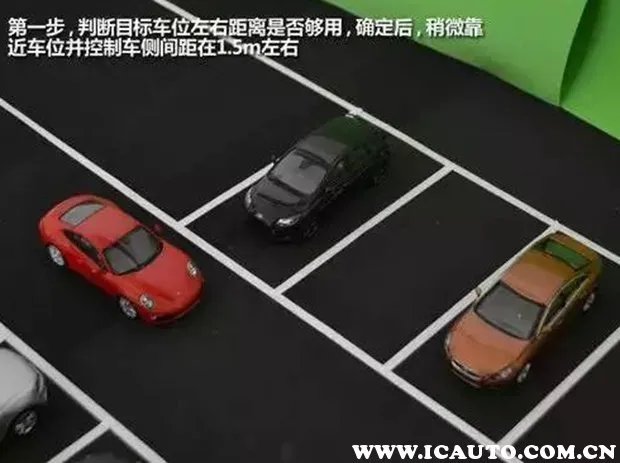 三种倒车入库技巧图解,3招简单倒车入库