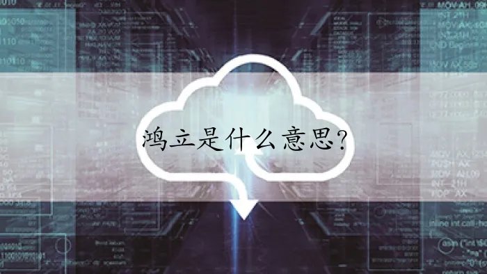 鸿立是什么意思？