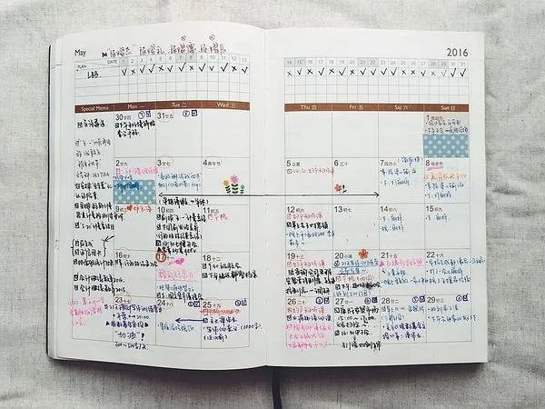 吴昕微博晒流水手账,你一般会在手账中纪录哪些内容?
