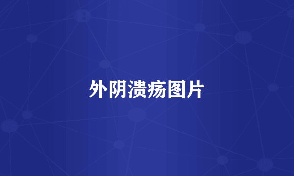 外阴溃疡图片