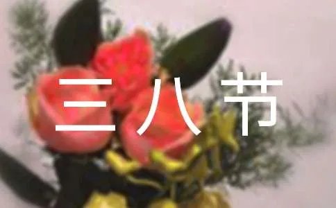 三八节祝酒词