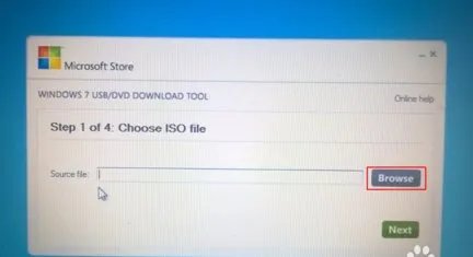 用Windows7-USB-DVD-tool做系统 出现这个是什么问题?