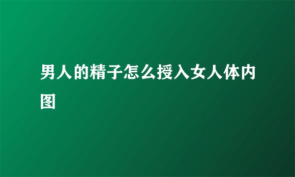 男人的精子怎么授入女人体内图