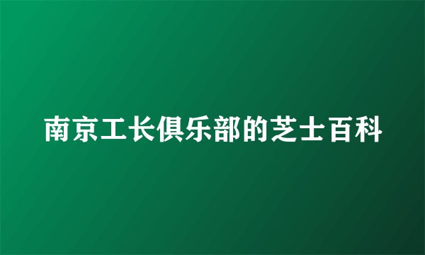 南京工长俱乐部的芝士百科