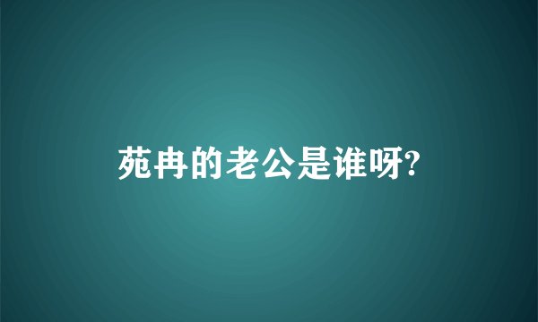 苑冉的老公是谁呀?