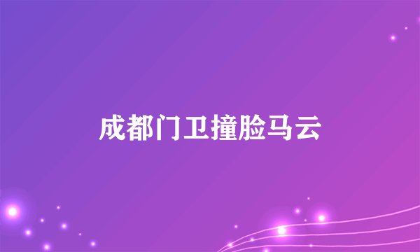 成都门卫撞脸马云