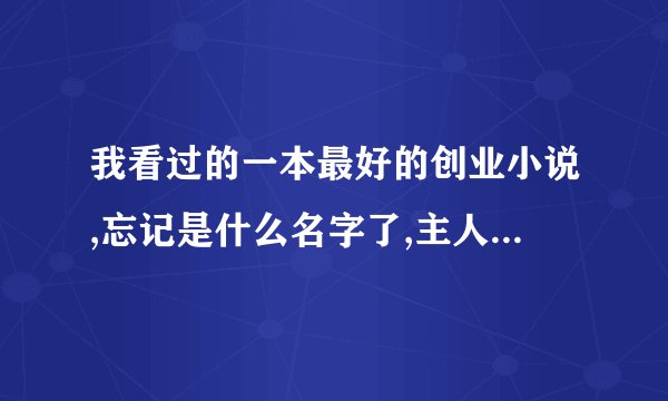 我看过的一本最好的创业小说,忘记是什么名字了,主人公叫刘阿花的创业小说!