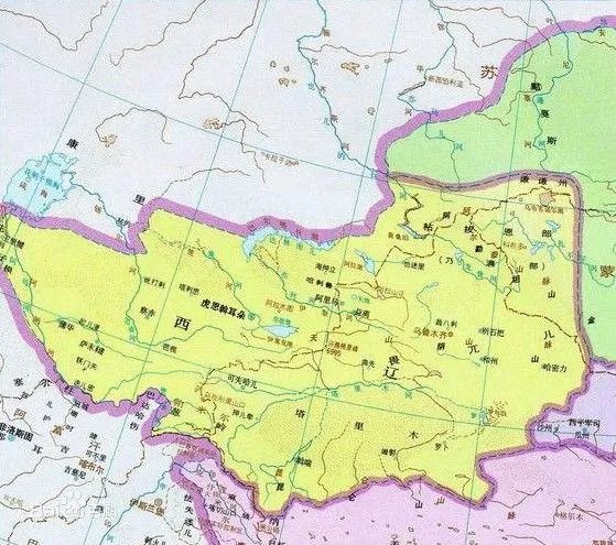 历史上的西辽在今天的哪里？