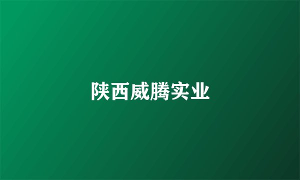 陕西威腾实业