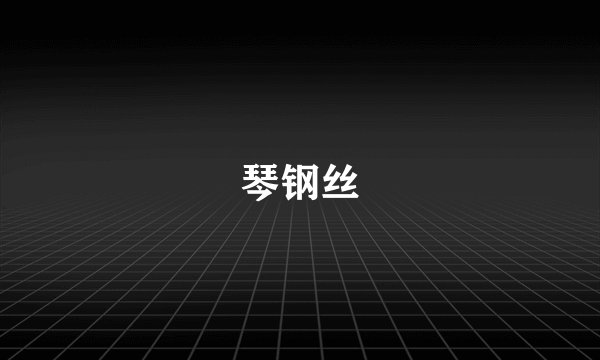 琴钢丝