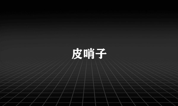 皮哨子