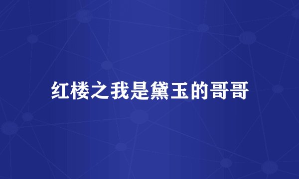 红楼之我是黛玉的哥哥