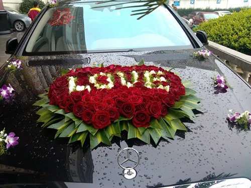 鲜花婚车的美好寓意 婚车用花有什么讲究