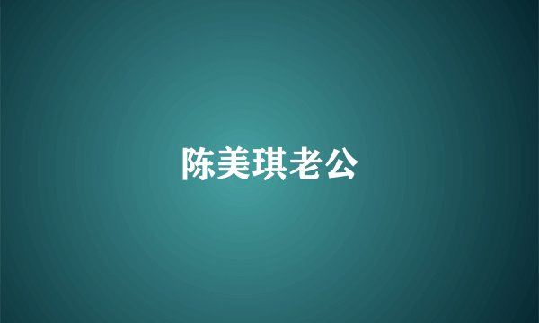 陈美琪老公