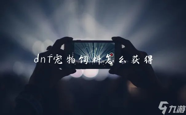 dnf宠物饲料怎么获取