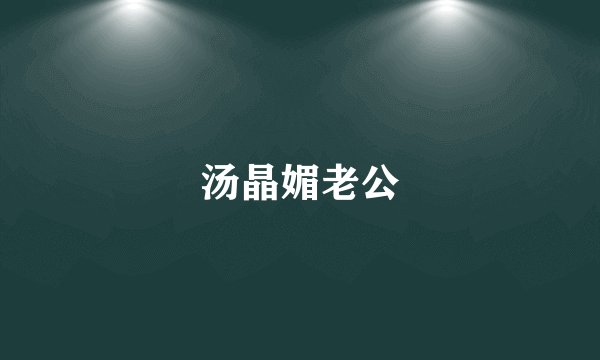 汤晶媚老公