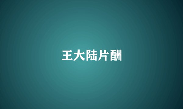 王大陆片酬