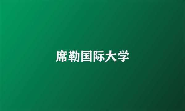 席勒国际大学