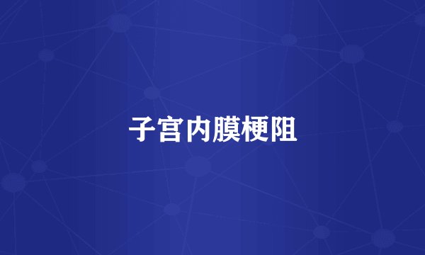 子宫内膜梗阻