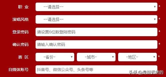 中国好声音怎么报名?