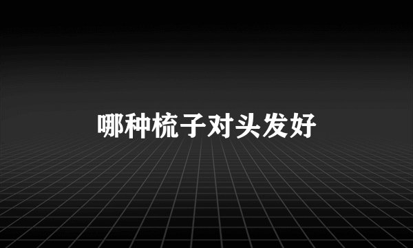 哪种梳子对头发好