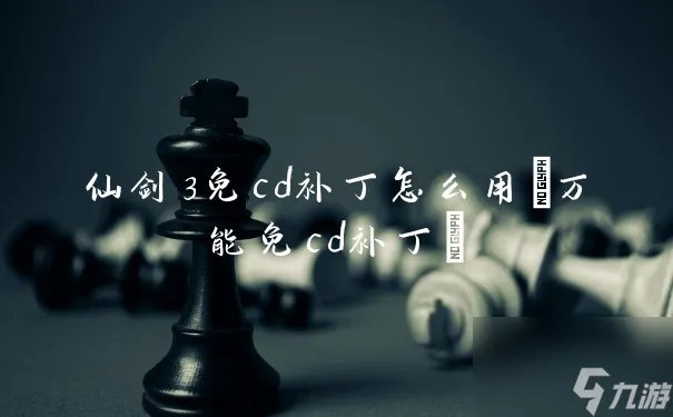 仙剑3免cd补丁怎么用 万能免cd补丁
