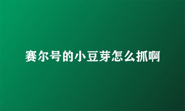 赛尔号的小豆芽怎么抓啊