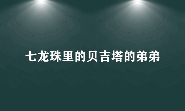 七龙珠里的贝吉塔的弟弟