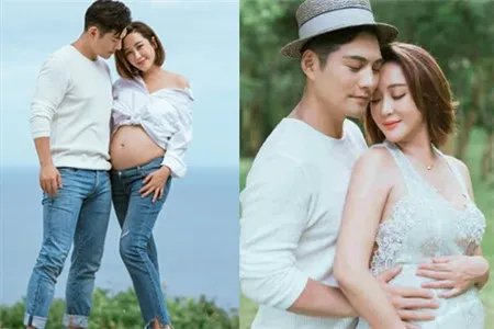 杜若溪孕照曝光  夫妻二人搞怪演绎