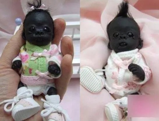 世界上最黑的孩子图片：真实黑孩子创人类新高度