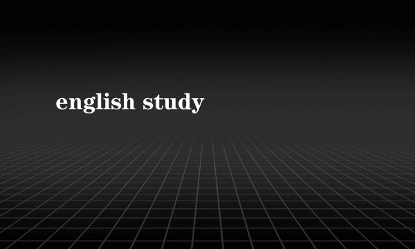 english study