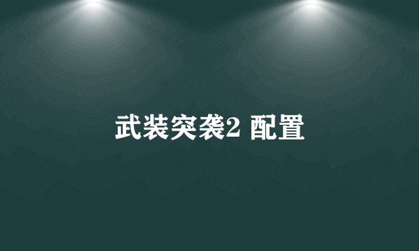 武装突袭2 配置